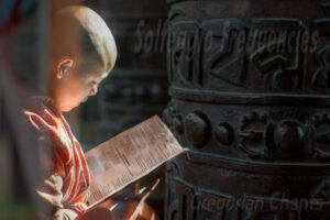 Monk Reading Solfeggio frequencies - Gregorian Chants